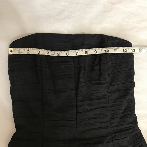 Jessica McClintock Vintage Black Strapless Mini Dress - Picture 14 of 14